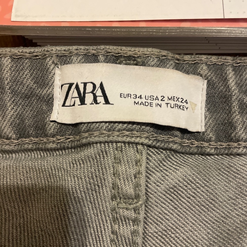 zara straight legjeans